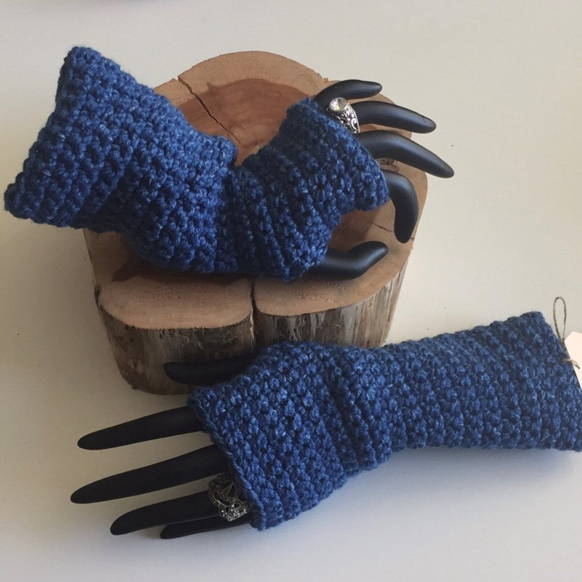 Hand Crocheted Fingerless Gloves
