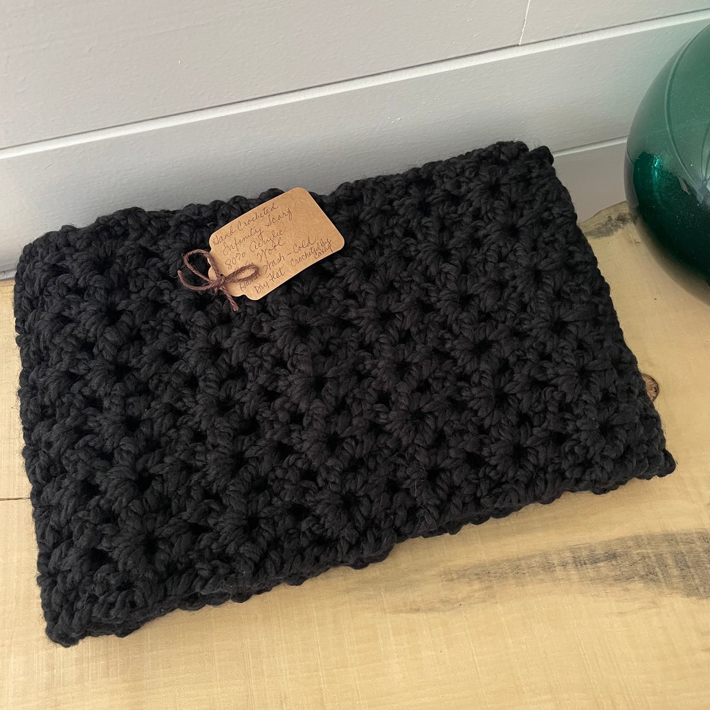 displayed folded flat