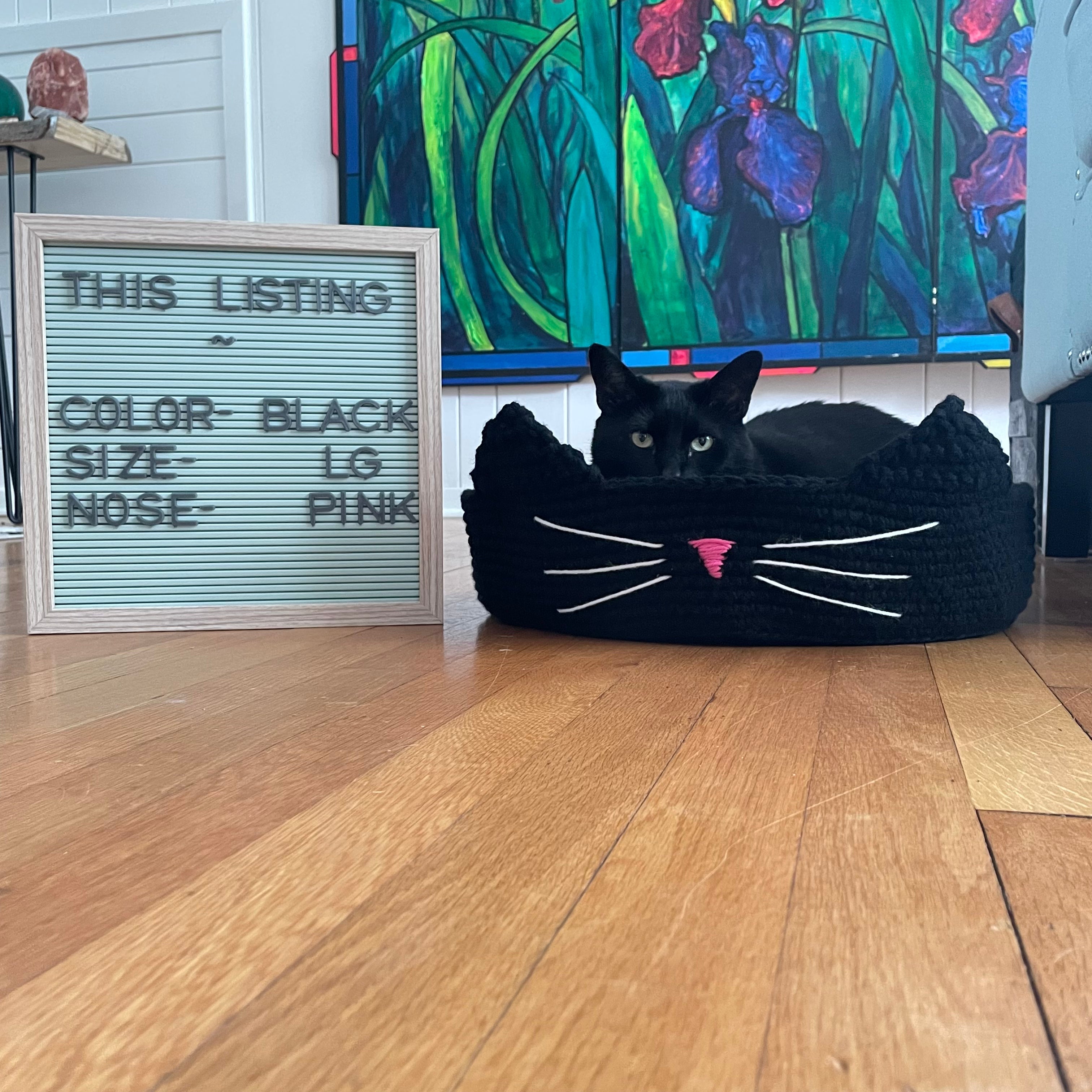 Hand Crocheted Cat Beds