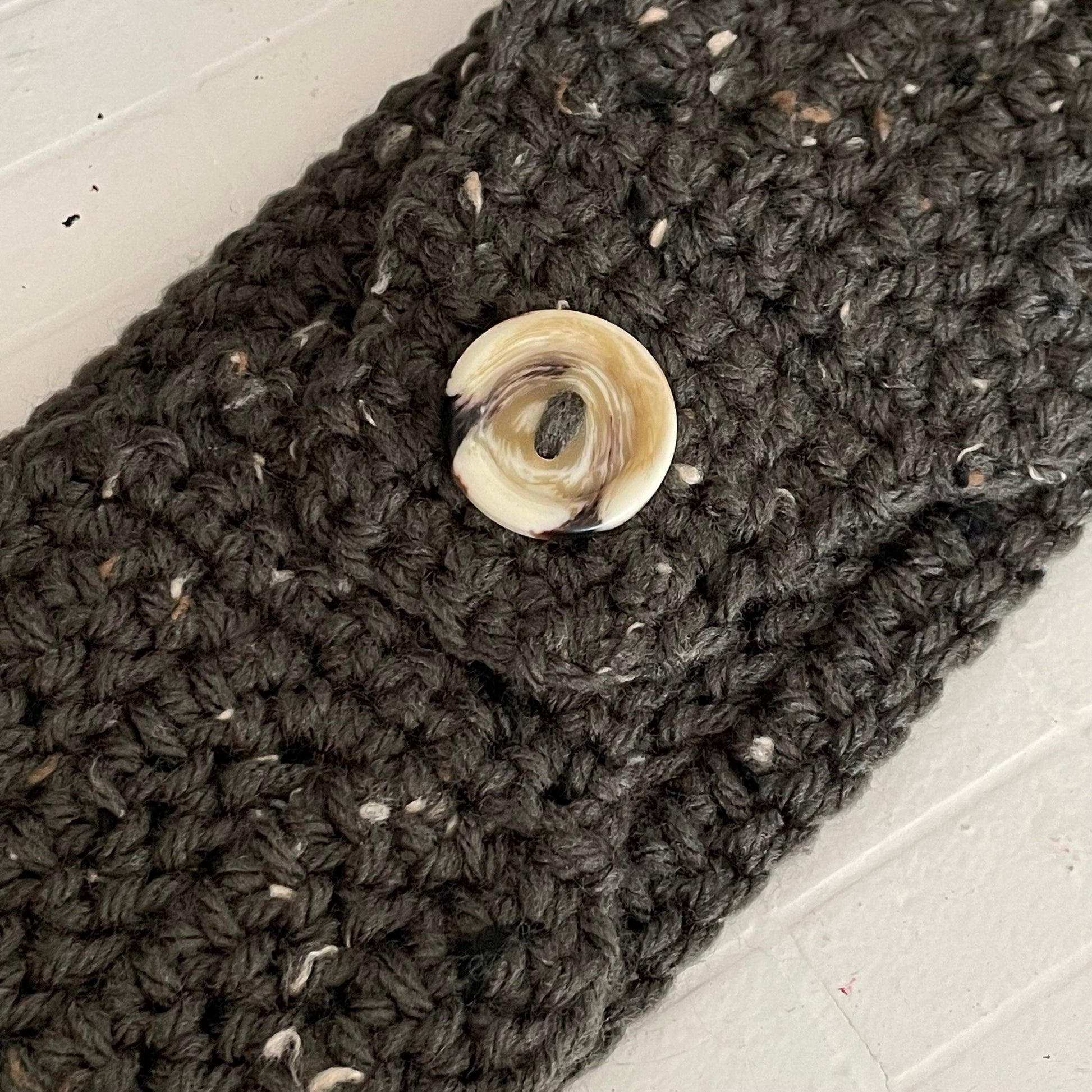 closeup of button