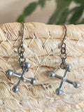 Retro Jack Earrings Casual Women's Jewelry Playful Nostalgic Mixed Metal Single Dangle