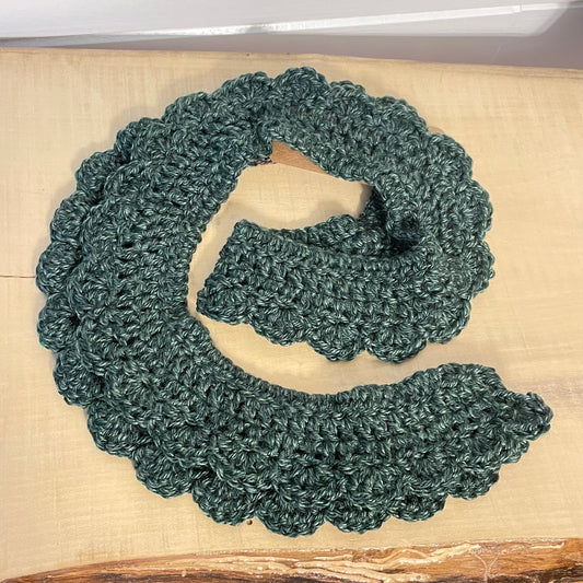 flat view of scarf