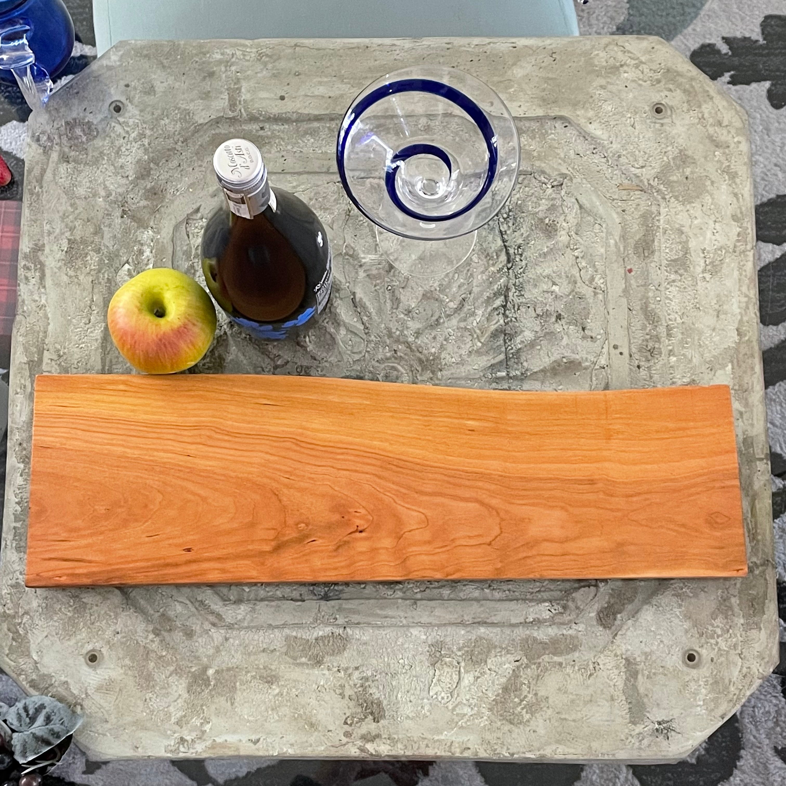Live Edge White Oak Wood Charcuterie Board Long Rectangular/20-22" Hand Crafted Entertaining Party Hosting Holiday Gift Idea Housewarming