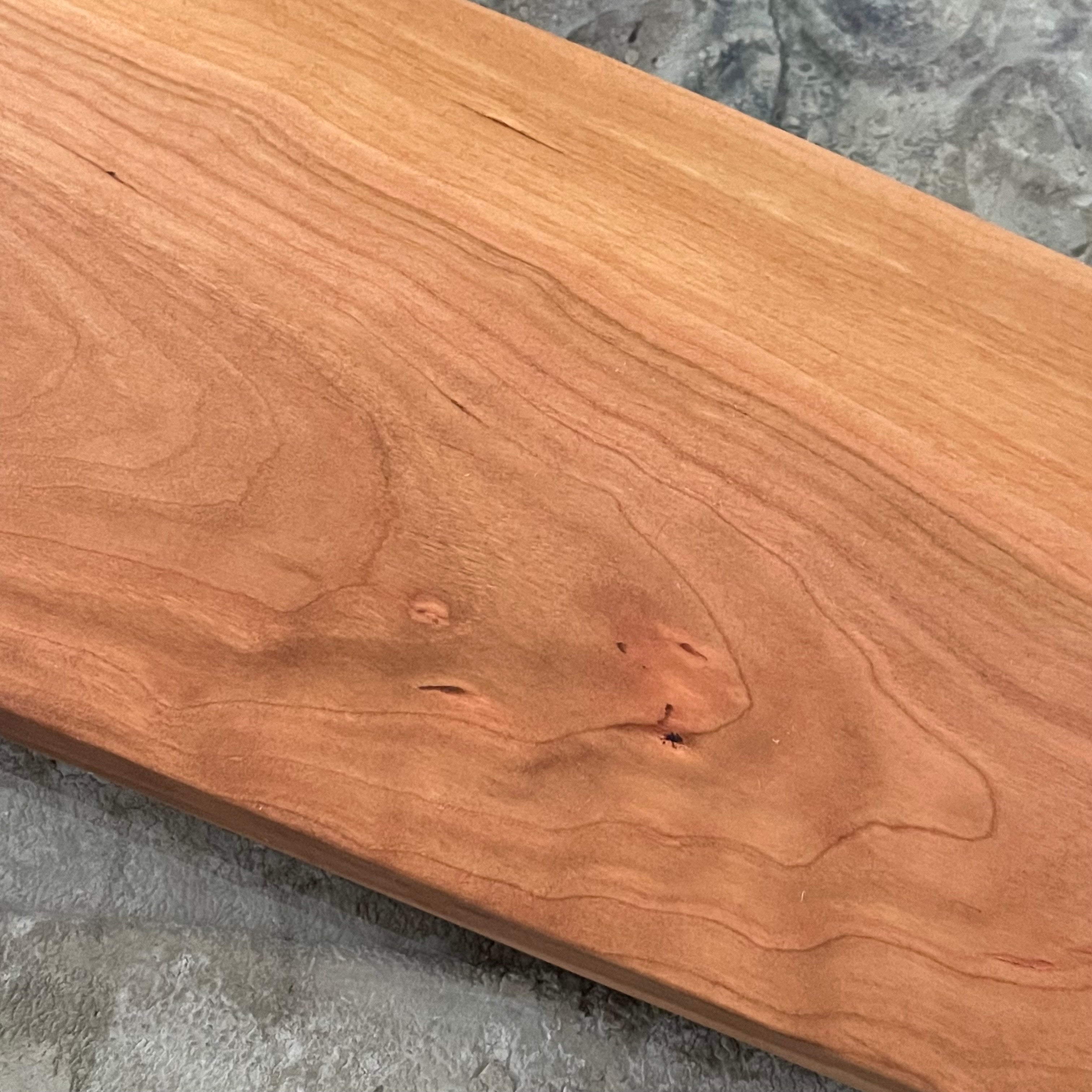 Live Edge White Oak Wood Charcuterie Board Long Rectangular/20-22" Hand Crafted Entertaining Party Hosting Holiday Gift Idea Housewarming
