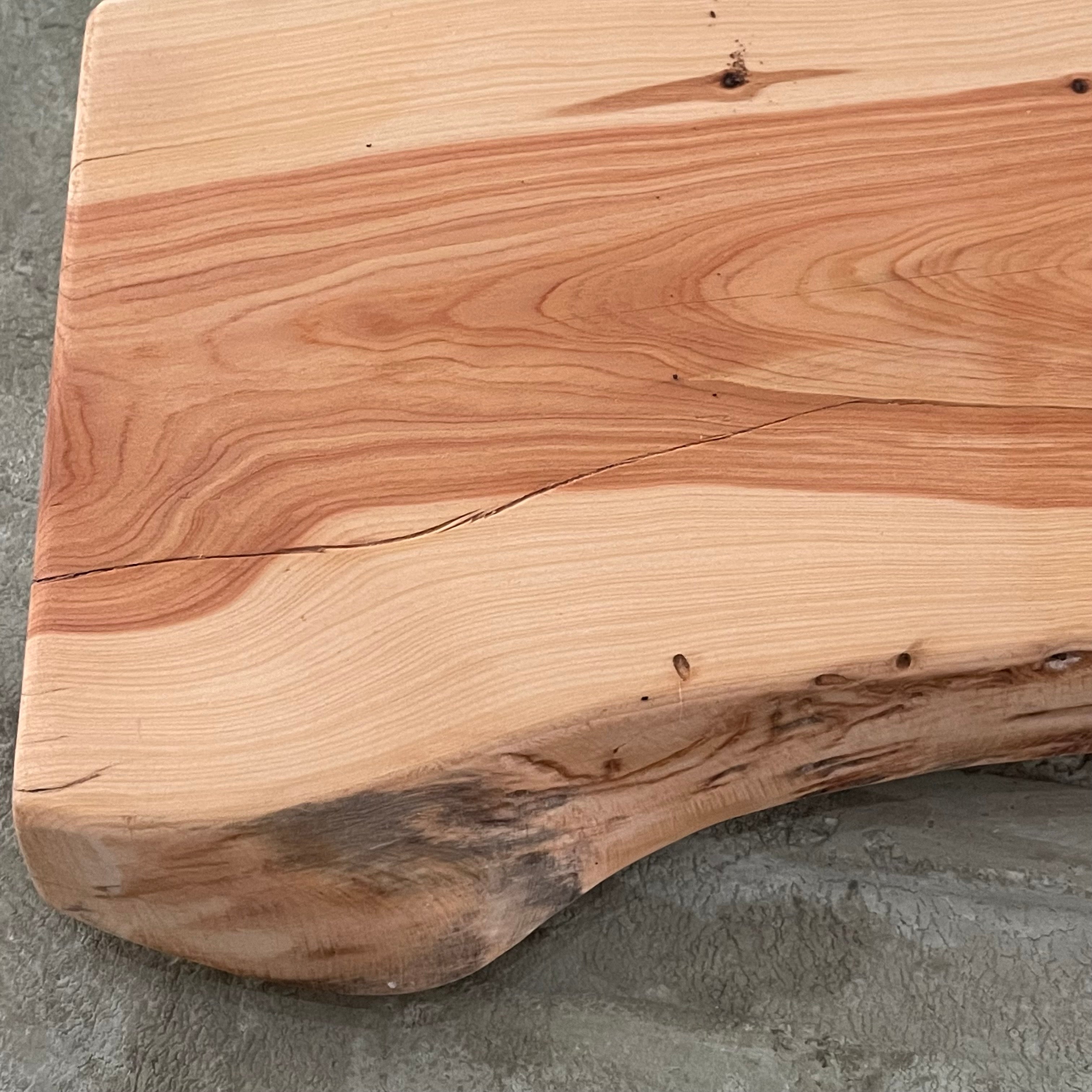 Hand Crafted Live Edge Juniper Wood Long Charcuterie Snacking Cheese Board Entertaining Party Hosting Holiday Gift
