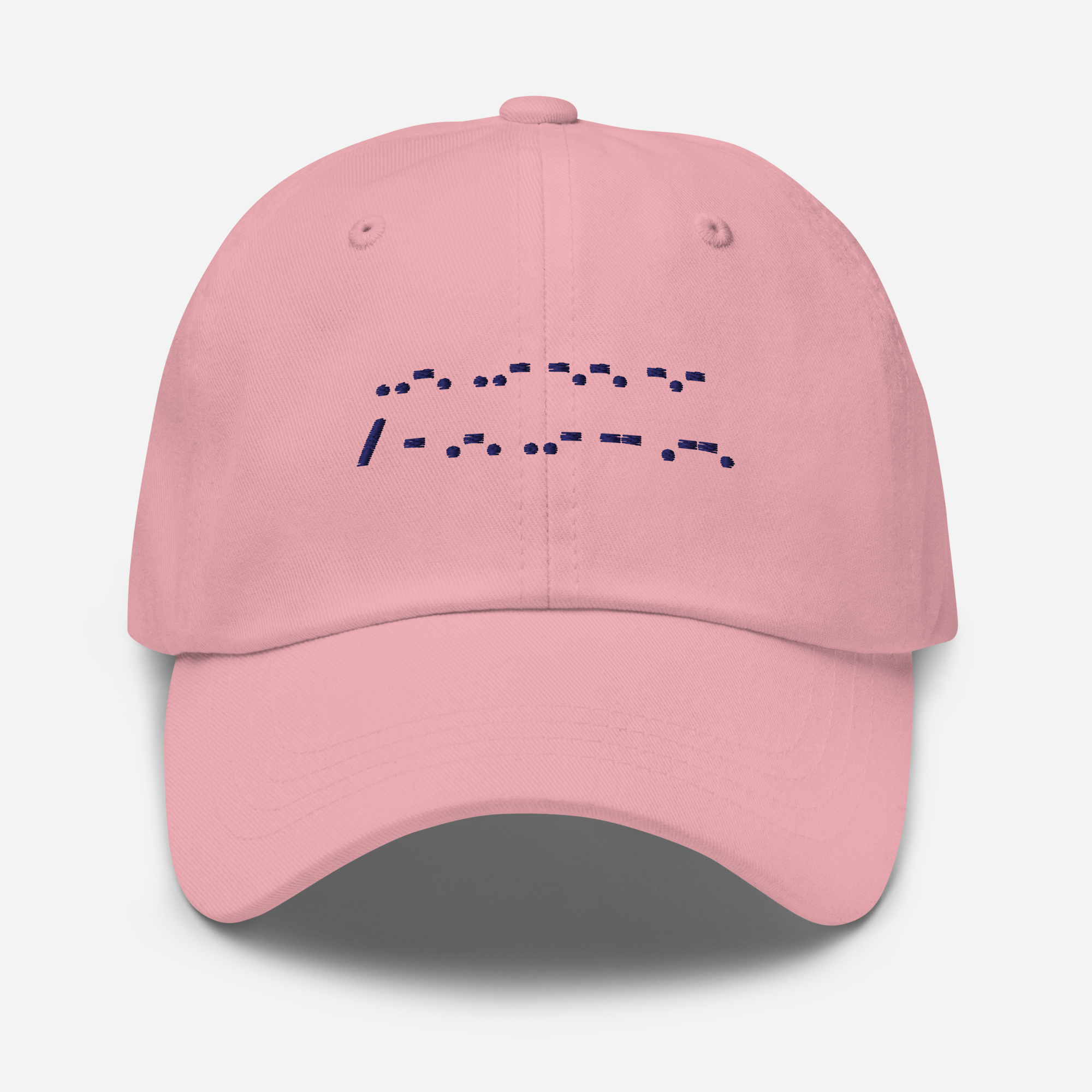 F*ck Tr*mp No Kings | Dad Hat Embroidered Morse Code Gender Neutral Adjustable Baseball Cap