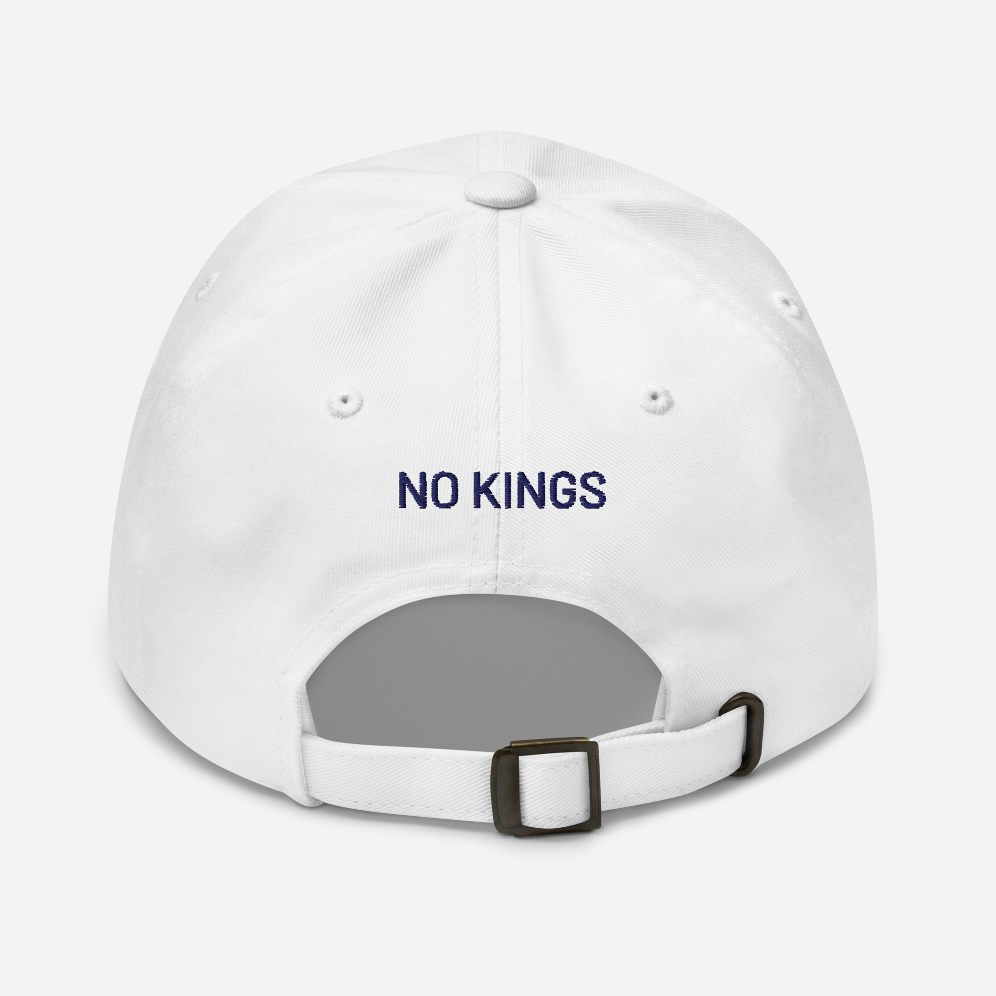F*ck Tr*mp No Kings | Dad Hat Embroidered Morse Code Gender Neutral Adjustable Baseball Cap