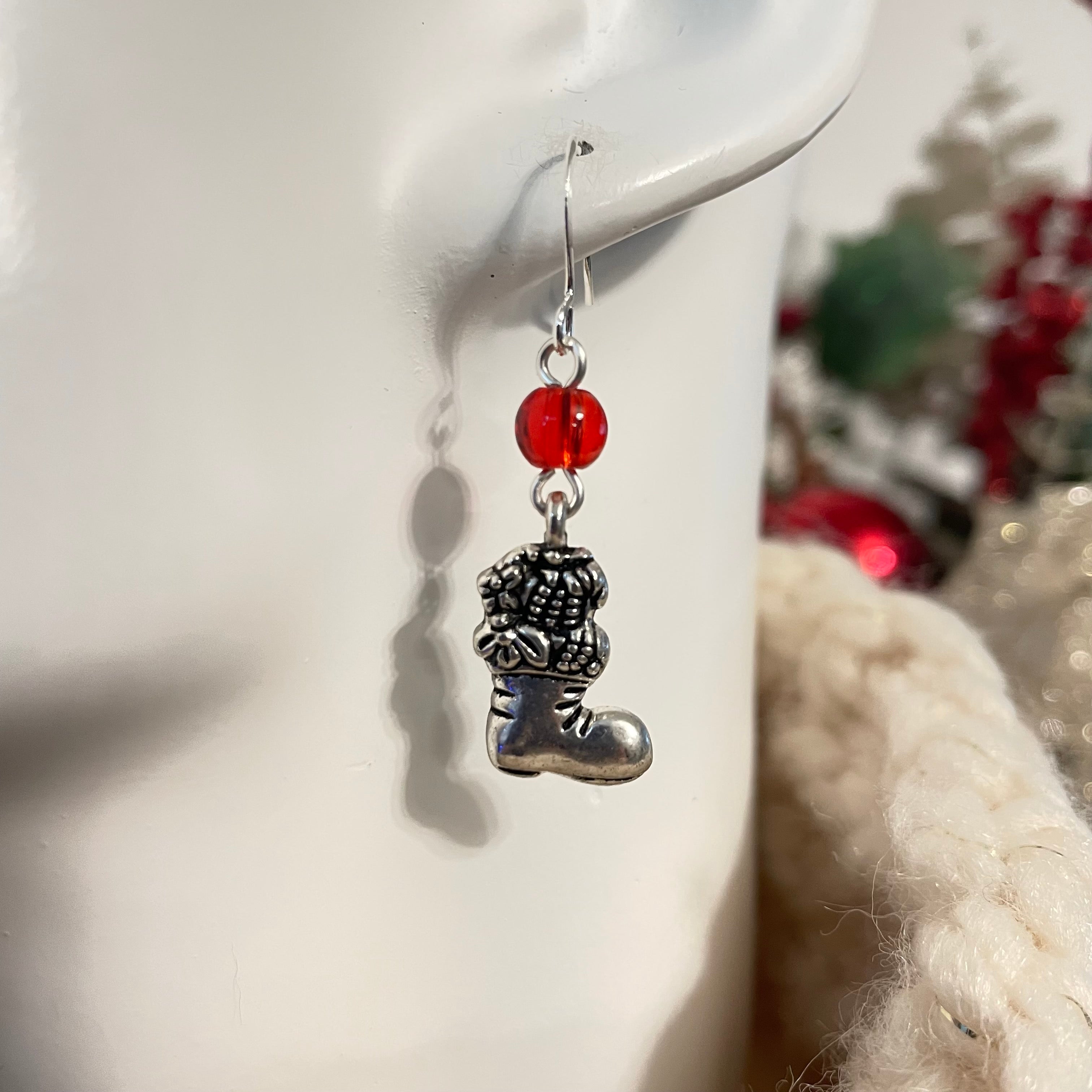 single earring close-up
