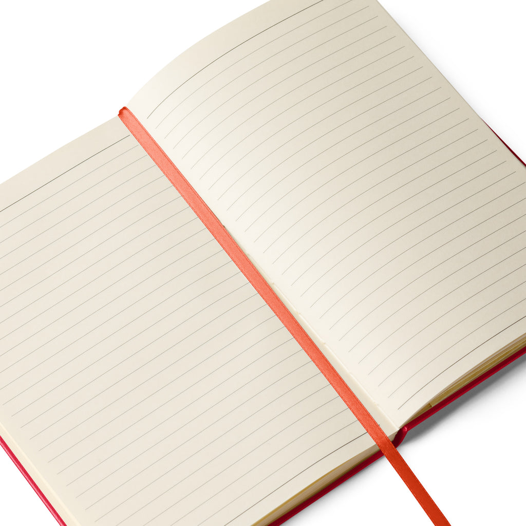 Peek-a-boo Cat | Lined Journal Notebook Medium 5.5" x 8.5" 80 pages Hardcover Pawprint Design Pet Lovers Women Men Teens Writing Work School Office