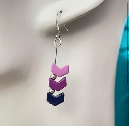 close up of single earring