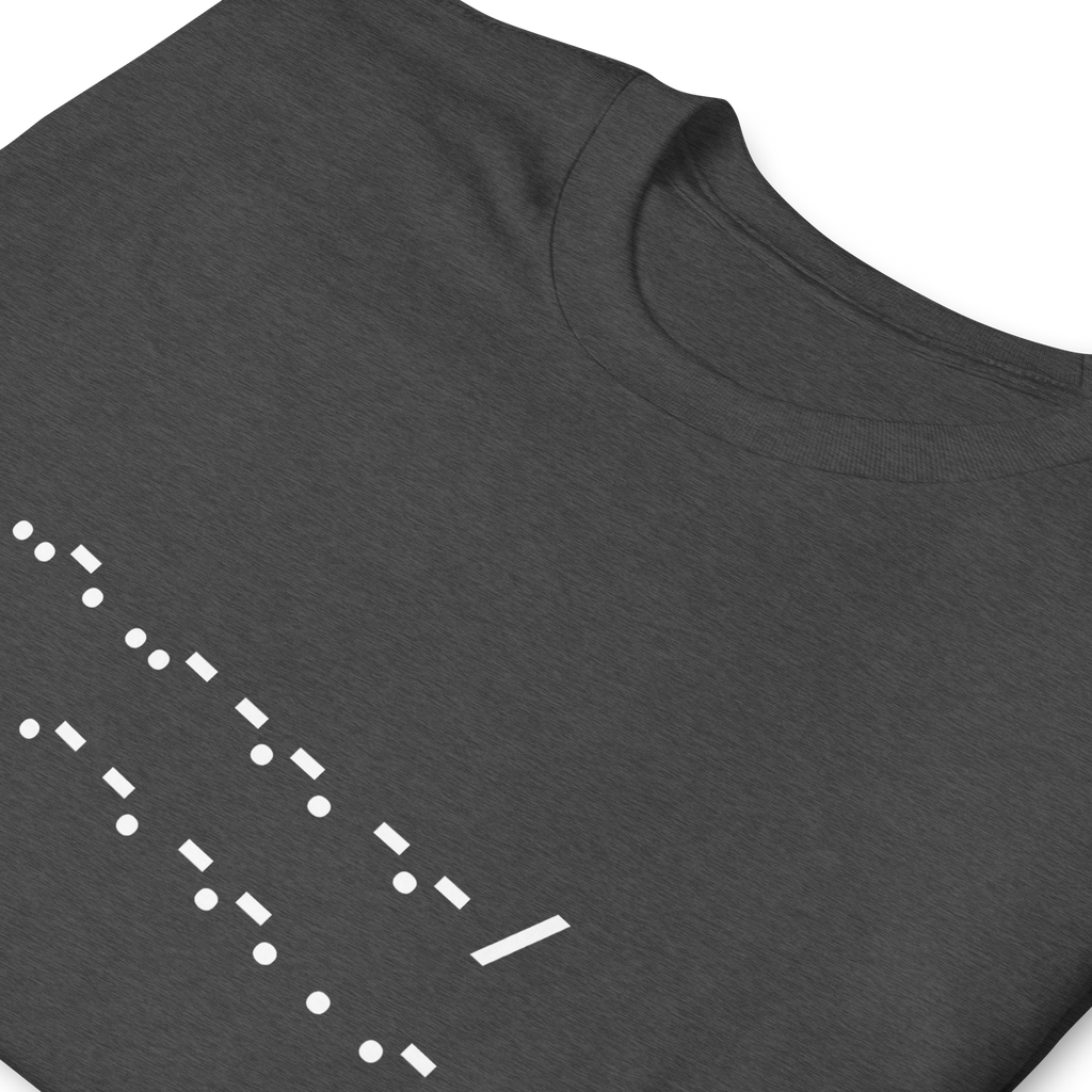 F*ck Cancer | T-Shirt Morse Code Short-Sleeve Unisex Softstyle Cotton Support Mom Dad Sister Brother