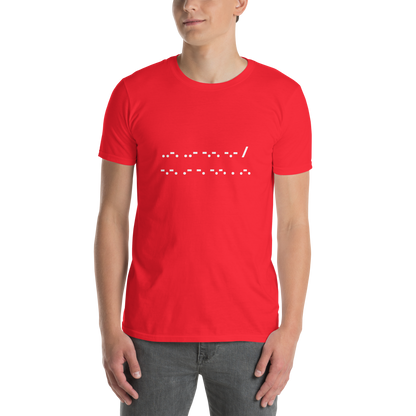 F*ck Cancer | T-Shirt Morse Code Short-Sleeve Unisex Softstyle Cotton Support Mom Dad Sister Brother