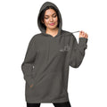 Books Wine Cats | Graphic Hoodie Gender-Neutral Unisex Embroidered Pigment-Dyed Vintage Pocket Style Casual Streetwear Cute Fashion