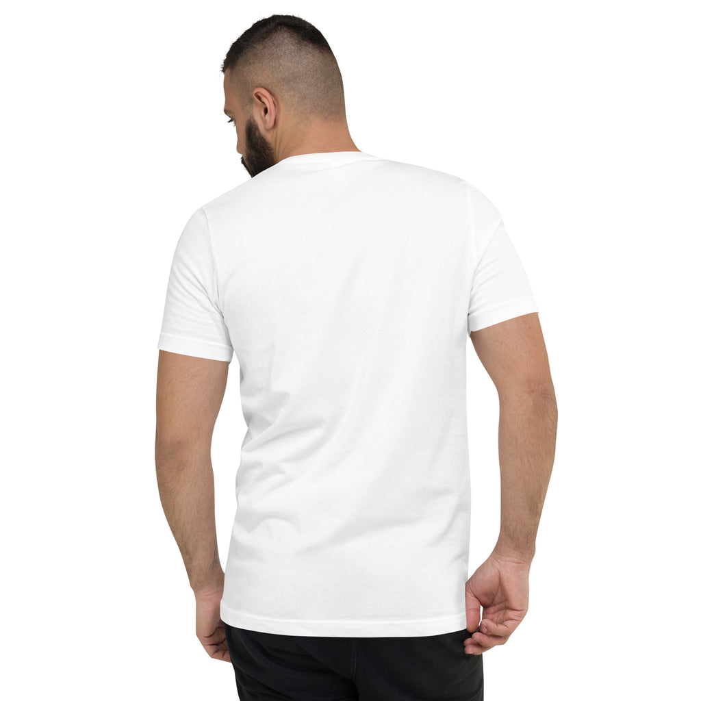 F*ck Cancer | Classic White T-Shirt Morse Code Short-Sleeve Unisex V-Neck Cotton Support Mom Dad Brother Sister Aunt Uncle Wife Husband Son Daughter