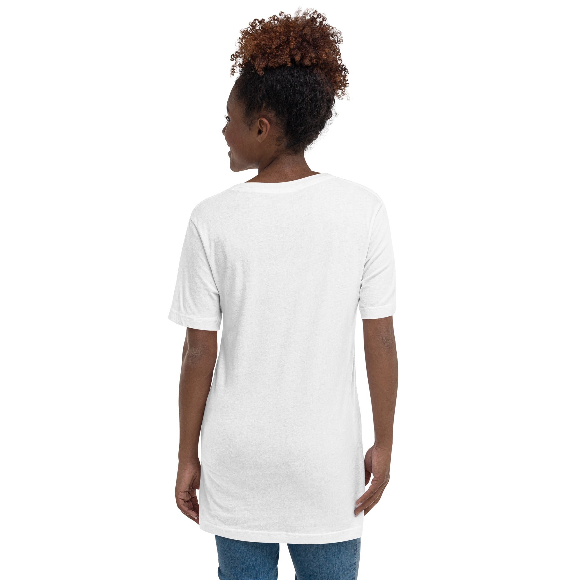 F*ck Cancer | Classic White T-Shirt Morse Code Short-Sleeve Unisex V-Neck Cotton Support Mom Dad Brother Sister Aunt Uncle Wife Husband Son Daughter