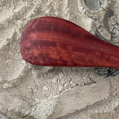 Medium Curved Spatula Red Gum 13.25" Reclaimed Wood Kitchen Utensil Handmade Charcuterie