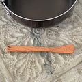 Small Rounded Spatula Oak 10" Reclaimed Wood Kitchen Utensil Handmade Charcuterie