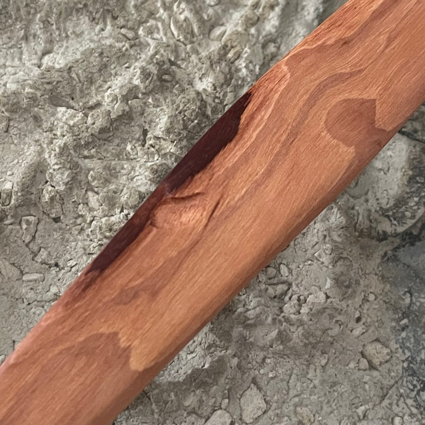 Small Rounded Spatula Oak 10" Reclaimed Wood Kitchen Utensil Handmade Charcuterie