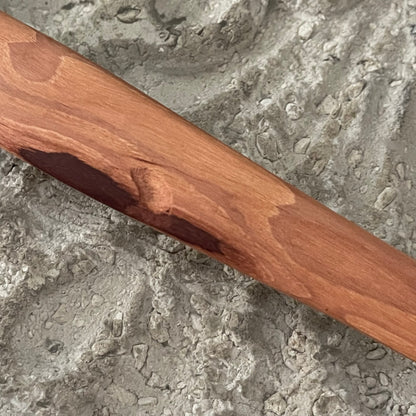 Small Rounded Spatula Oak 10" Reclaimed Wood Kitchen Utensil Handmade Charcuterie