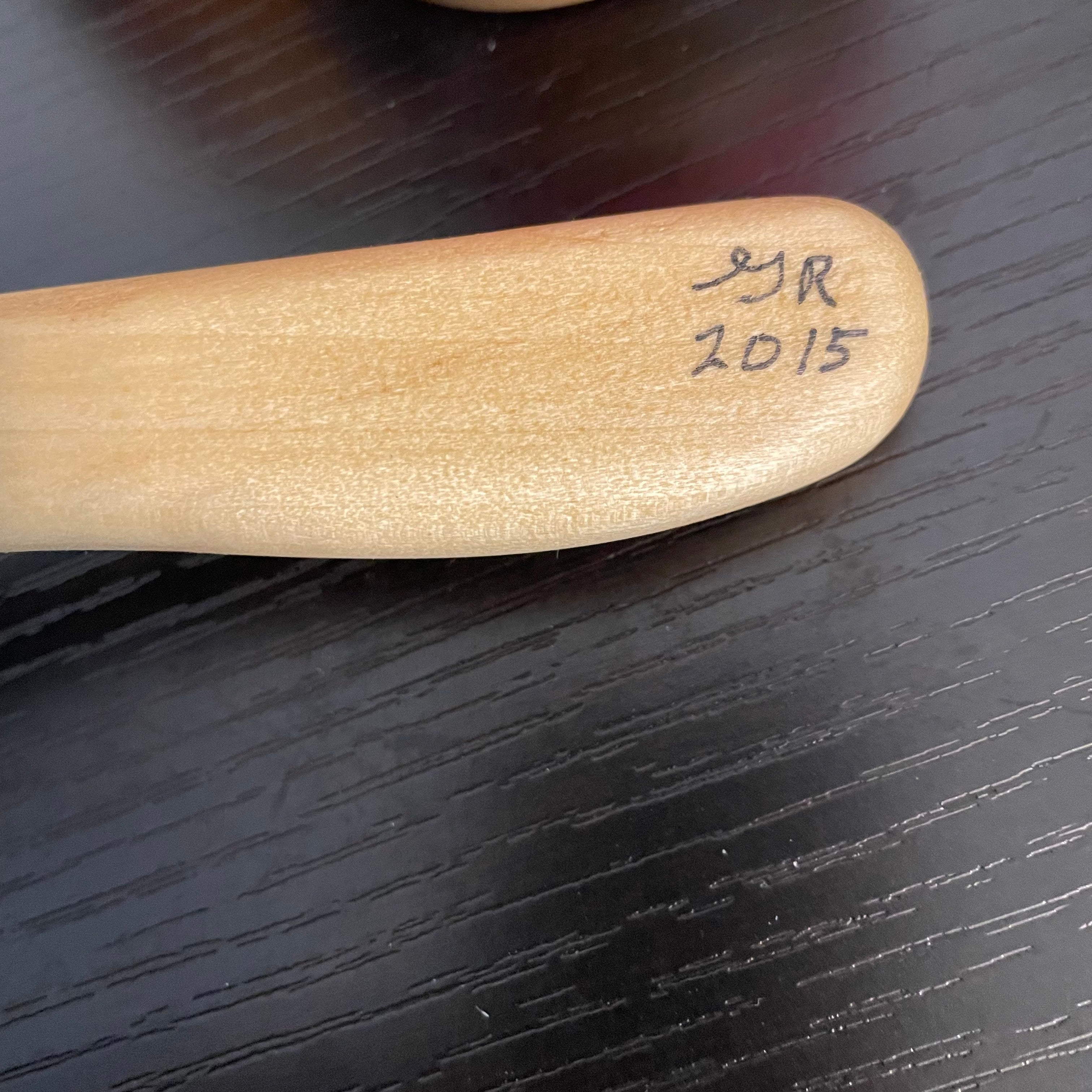 Small Wide Blade Knife Spreader Pecan 9" Reclaimed Wood Kitchen Utensil Handmade Charcuterie