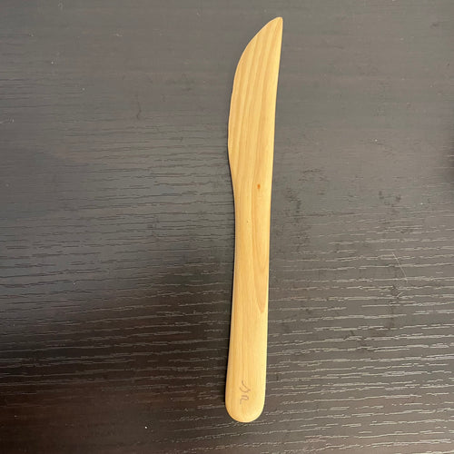 Small Tapered Blade Knife Spreader Pecan 8.25" Reclaimed Wood Kitchen Utensil Handmade Charcuterie